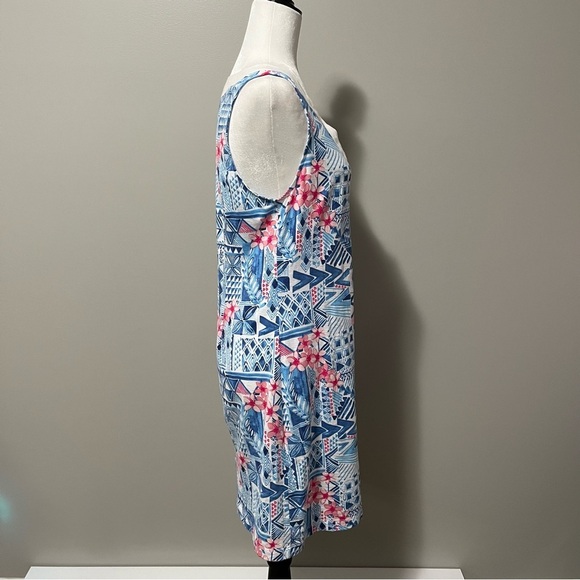 Tommy Bahama Patio Leis Sleeveless Shift Dress Island Navy - Picture 6 of 11